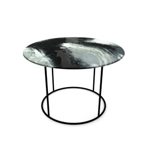 Stoliki kawowe MOON Shadow ze szkła artystycznego typu Murano