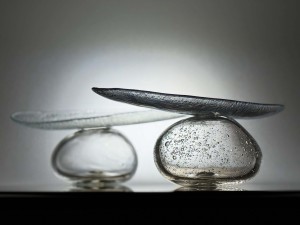 MOMENTO SOSPESO - Antipasti artistic glass set