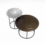 Stoliki kawowe DROPS ze szkła artystycznego