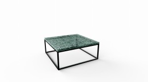 Stolik kawowy Infinity ze szkła artystycznego 3D 24 mm